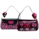 Trousse de bain I love you Fleur de rose