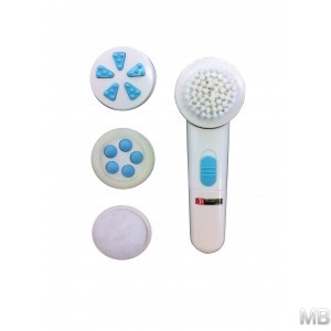 Masseur & Nettoyant Visage et Corps 4 Accessoires